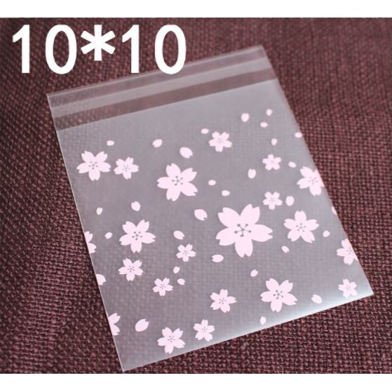 

PLASTIK FANCY COOKIES/ PERMEN/ KUE/ COKLAT DOFF SAKURA 10X10