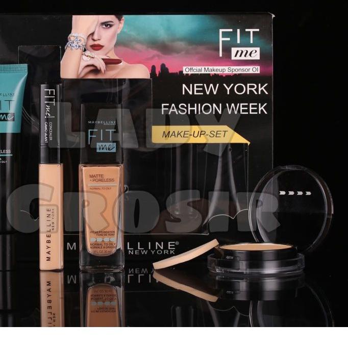 Maybeline Fit Me 4in1 / Make Up Set Maybeline Fit Me 4in1 / Paket Komplit 4in1