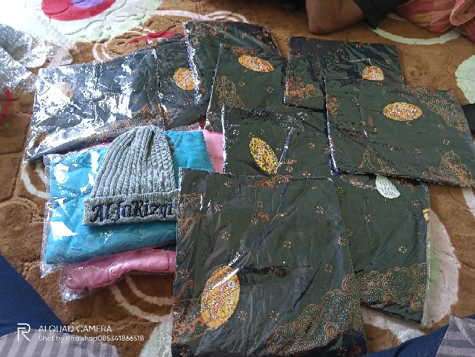 Tunik Latika Katun Batik Couple Pria Wanita Modern Premium Sarimbit Tunic Warna Motif