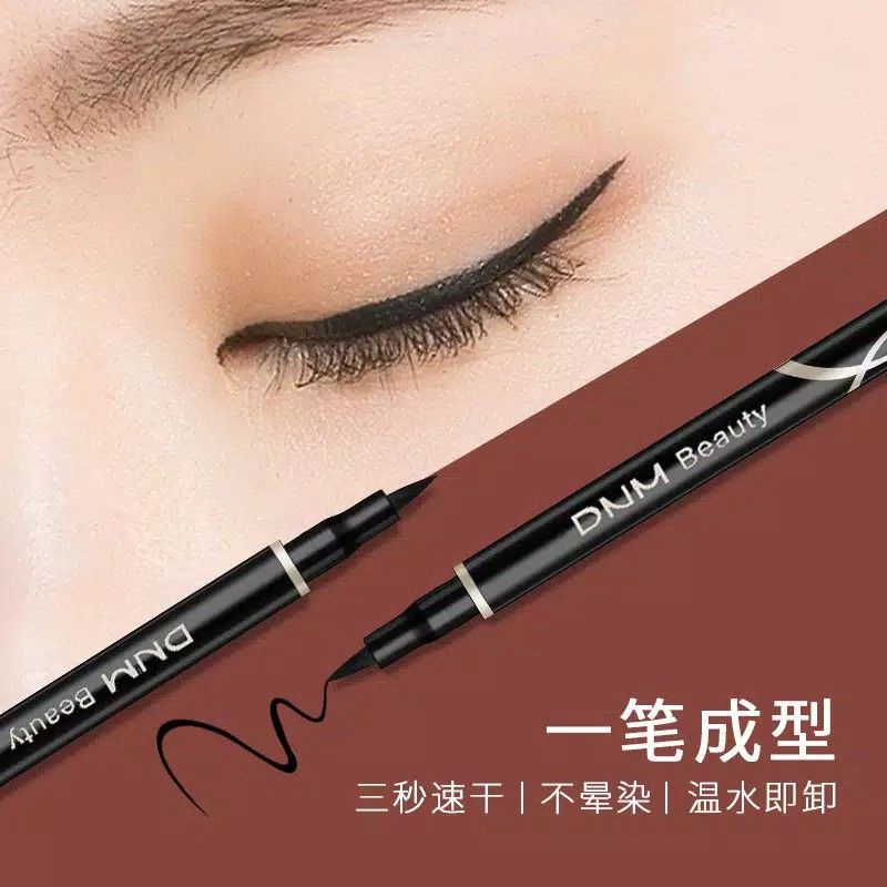 Medan Termurah Tahan lama Black Waterproof eye pen eyeliner DNM