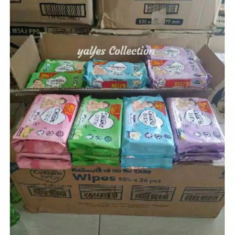 COD Tisu Basah Cussons Baby Wipes buy 1 get 1 - 50+50 sheet