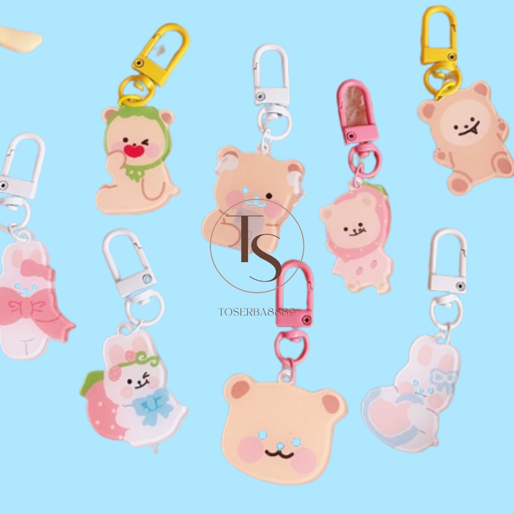 GANTUNGAN KUNCI ACRYLIC KARAKTER ANIMASI KEKINIAN| KEY CHAIN LUCU | GANTUNGAN KUNCI MURAH LUCU | GANTUNGAN KUNCI KARAKTER /