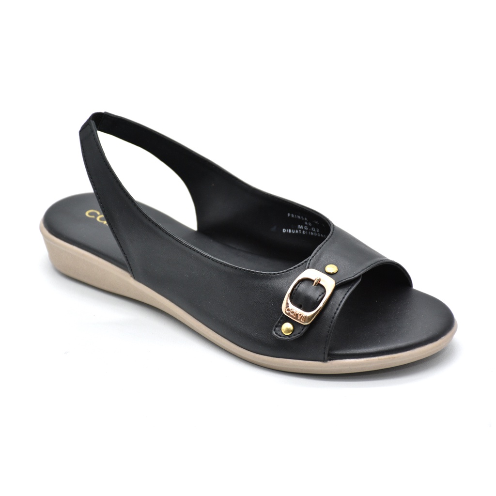 Carvil Sandal Wanita Prinsa-01 L Black / Sandal Carvil Original / Sandal Wanita