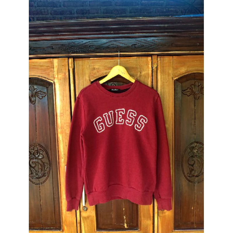 Crewneck Guess Maroon