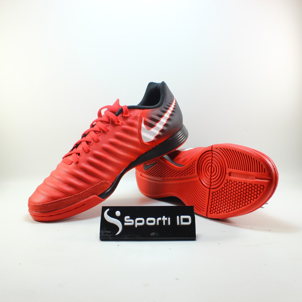 Sepatu Futsal Nike Tiempo X Ligera IV IC Red Original