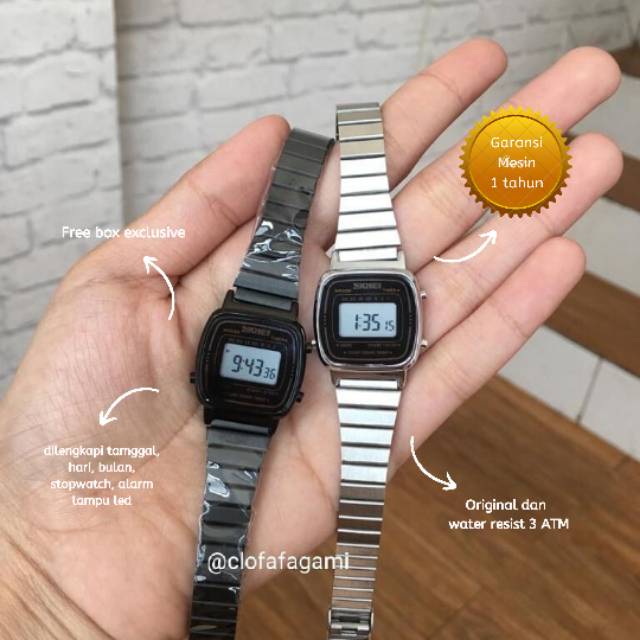 SKMEI  /clofafagami/ JAM TANGAN WANITA ORIGINAL / JAM TANGAN SKMEI WANITA / JAM TANGAN RANTAI WANITA