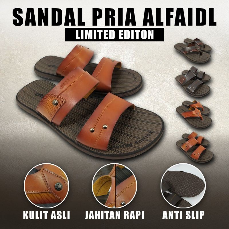 SANDAL PRIA KULIT ORIGINAL 100% SANDAL KULIT PRIA SANDAL KULIT PRIA TERLARIS