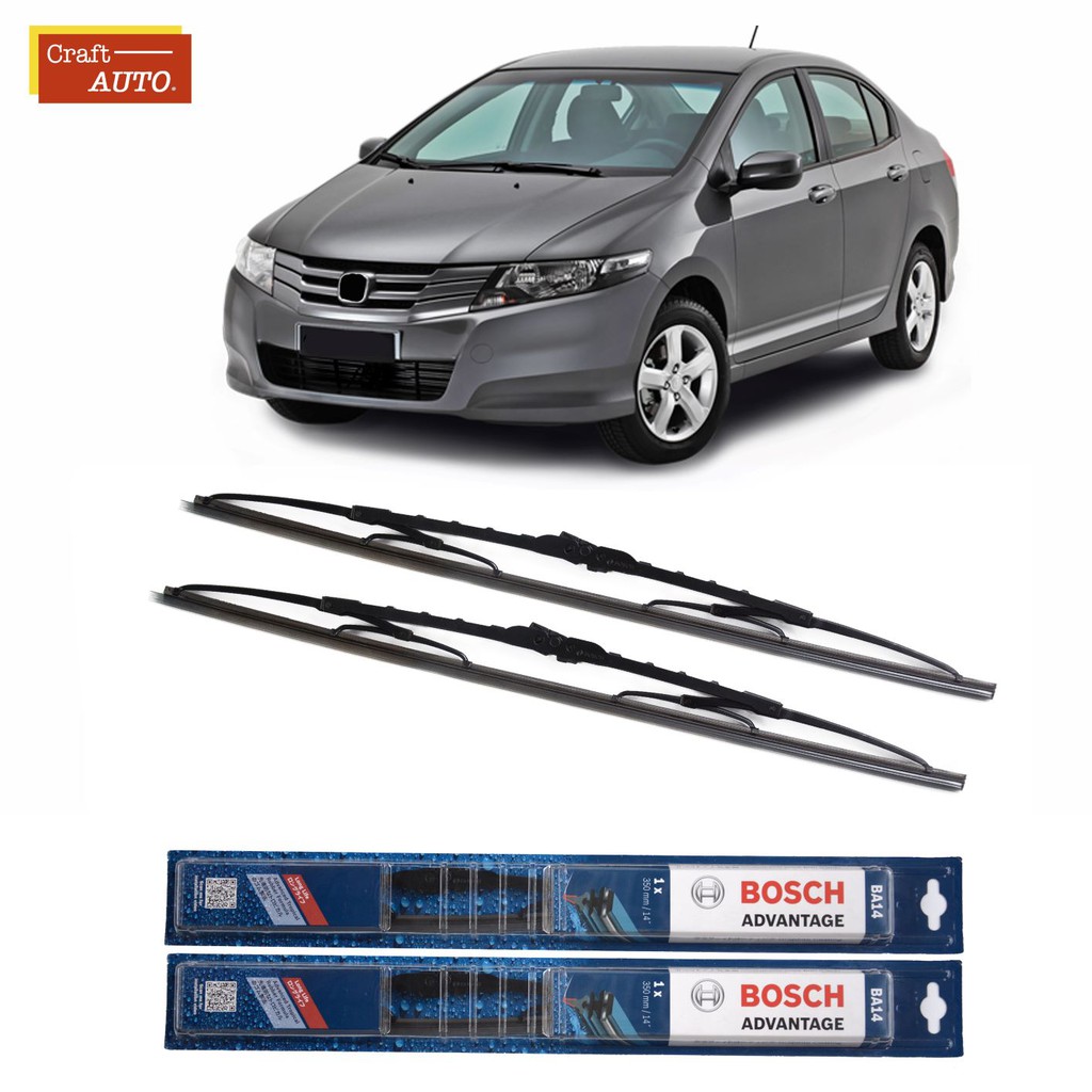 Wiper Mobil Sepasang (2pcs) Bosch Advantage Honda City 2009 on Ukuran