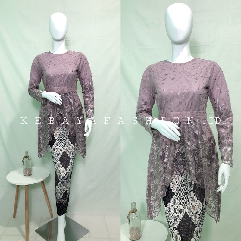 Kebaya brokat Kebaya modern Stelan kebaya brukat Kebaya wisuda brukat