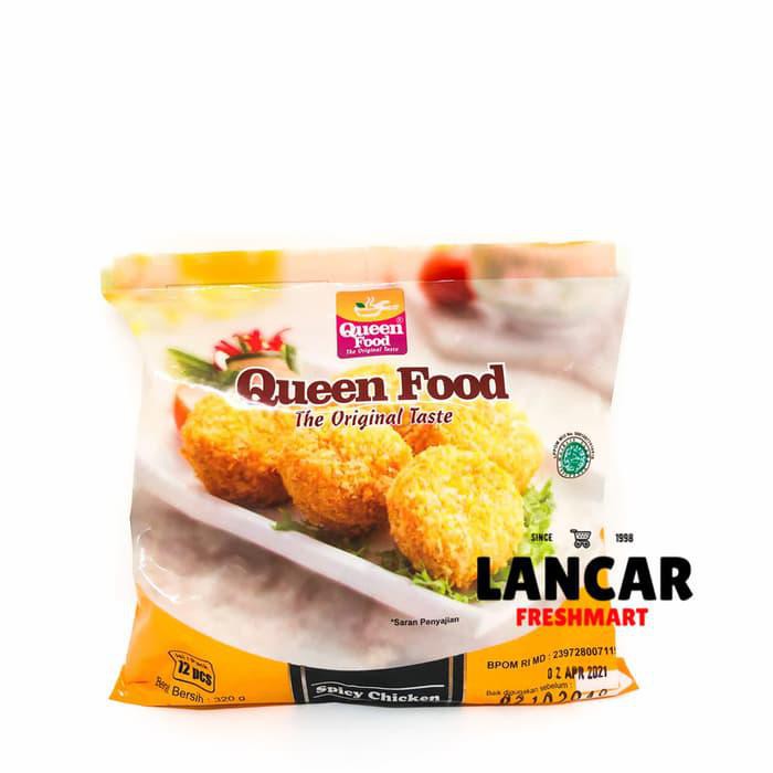 QUEENFOOD SPICY CHICKEN NUGGET 320GR / QUEEN FOOD SPICY CHICKEN NUGGET 320GR