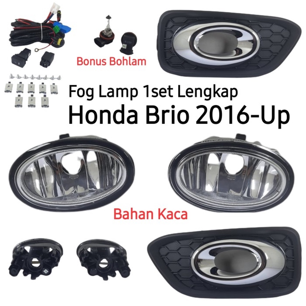 FOGLAMP / LAMPU KABUT LOWIN HD142E HONDA BRIO/AMAZE 2016-ON