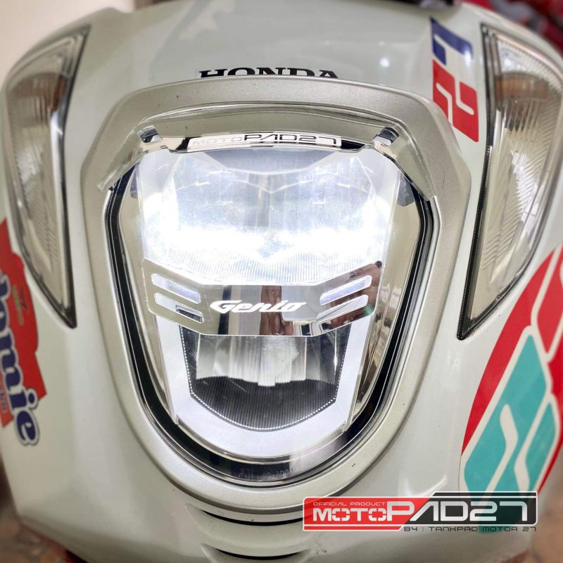 Motopad27 Garnish Genio Garnis Cover Lampu Depan Headlamp Honda Genio 110 2021