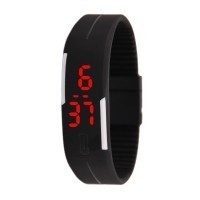 Jam Tangan Digital Hitam Polos