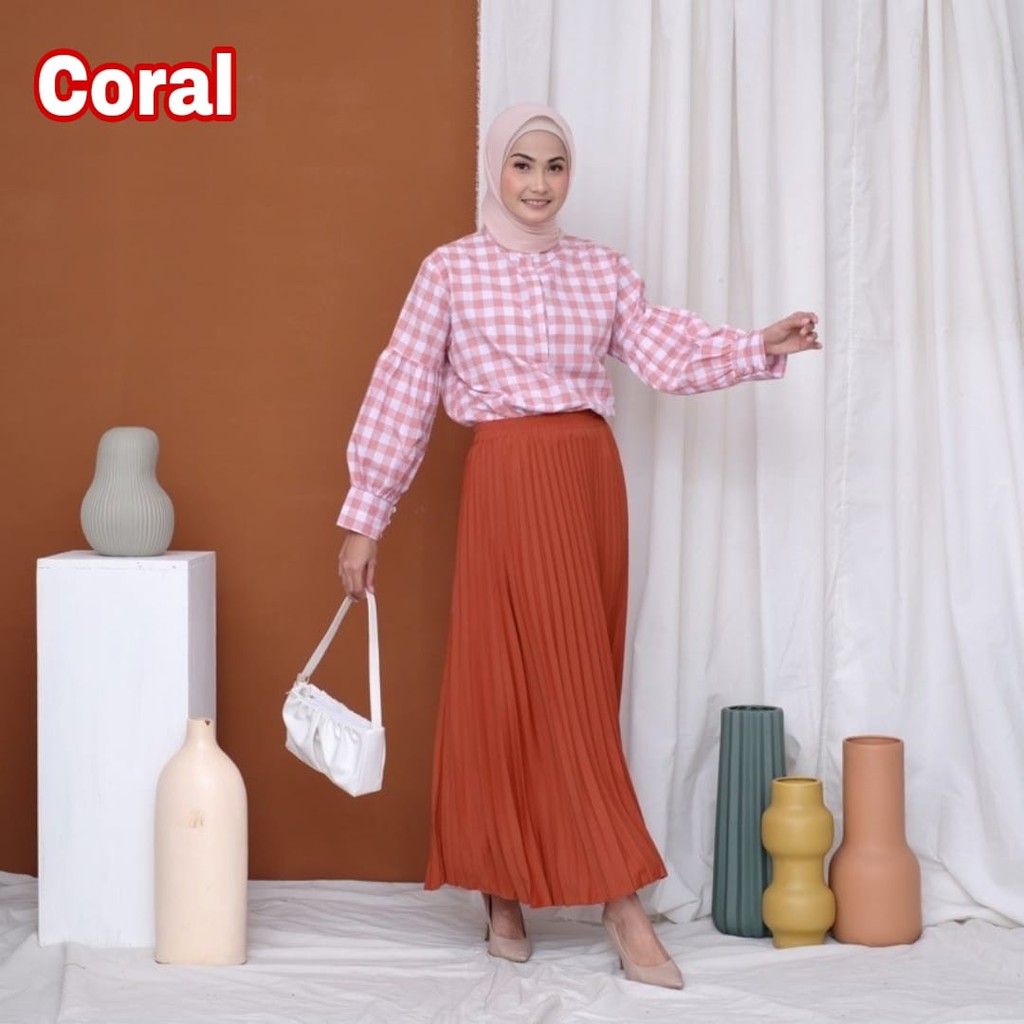 ROK PLISKET - rok plisket terlaris / splisket termurah / grosir rok murah / rok payung / rok panjang