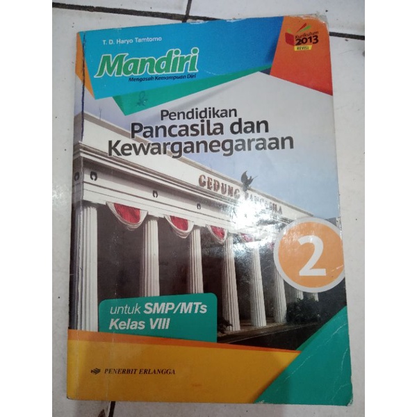 Buku Mandiri Penerbit Erlangga SMP/MTs Kelas 2