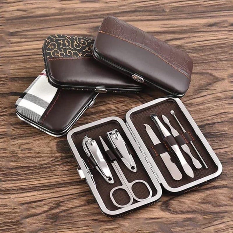 ~ PIYOSHI08 ~ Manicure Set Perlengkapan Nail Art Pedicure 7 in 1 AF111