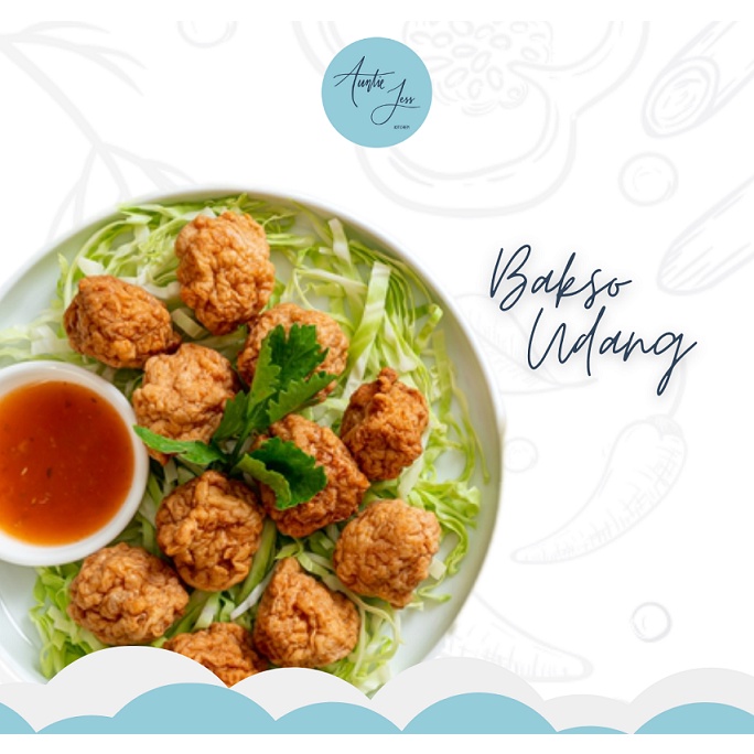 

Baso Udang Frozen Auntiejess / Baso Udang / He wan