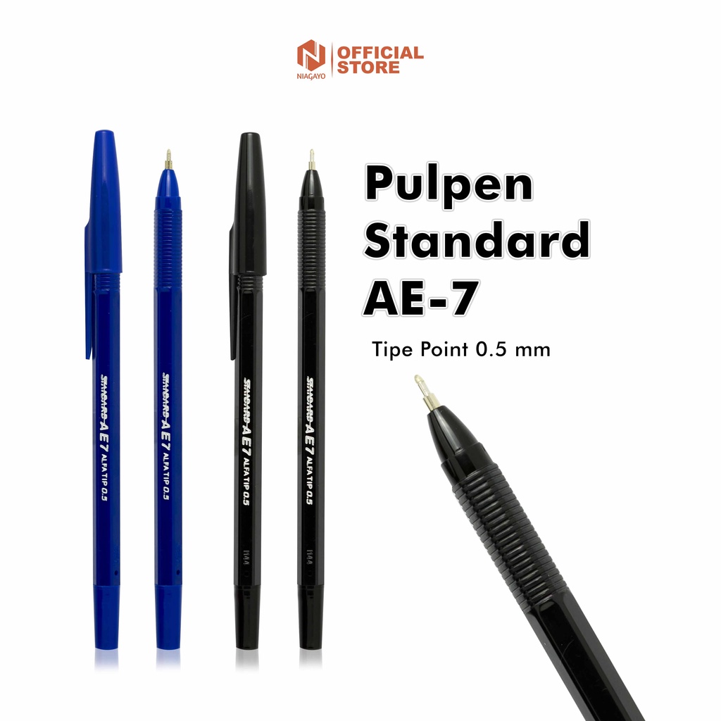 

Pulpen / Bolpoin Merk Standard AE7 0.5 mm