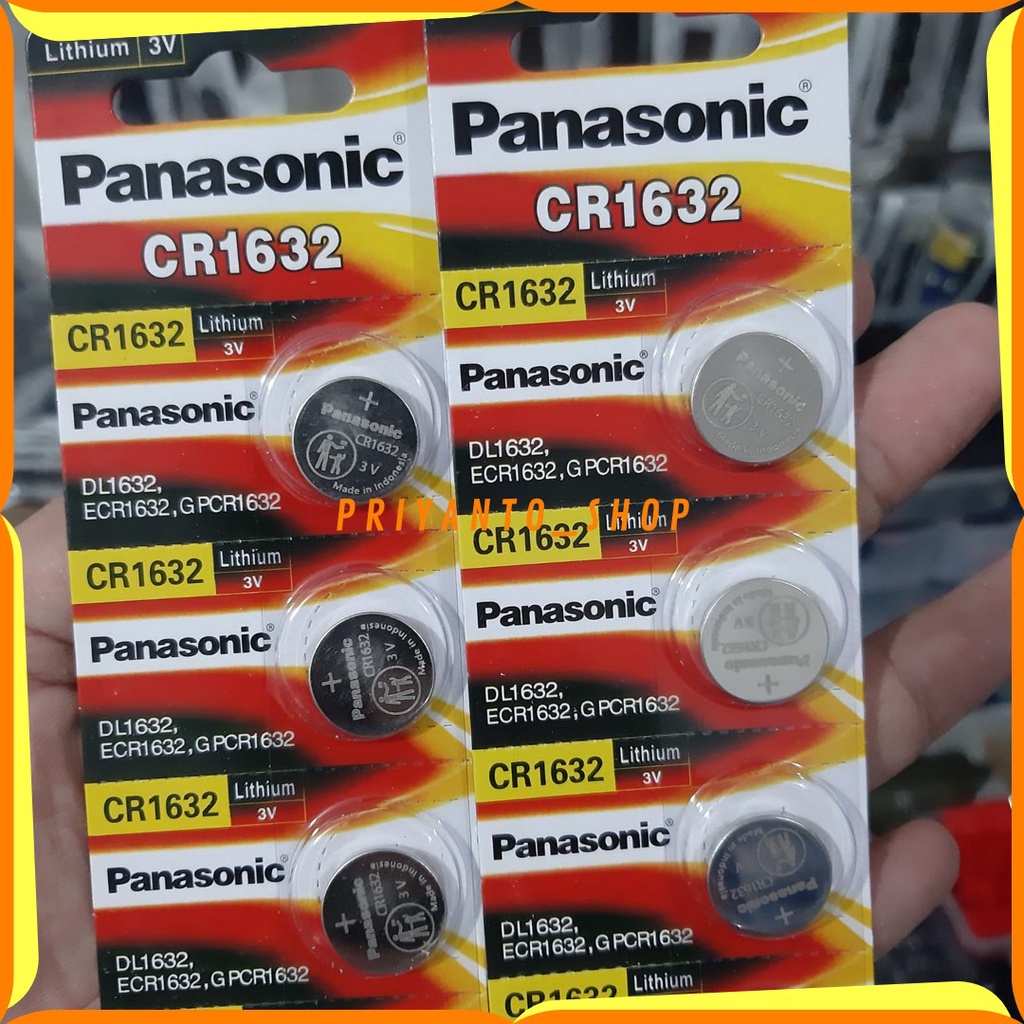 Batery / Baterai Panasonic CR-1632 / Lithium Battery PANASONIC CR1632 ORI