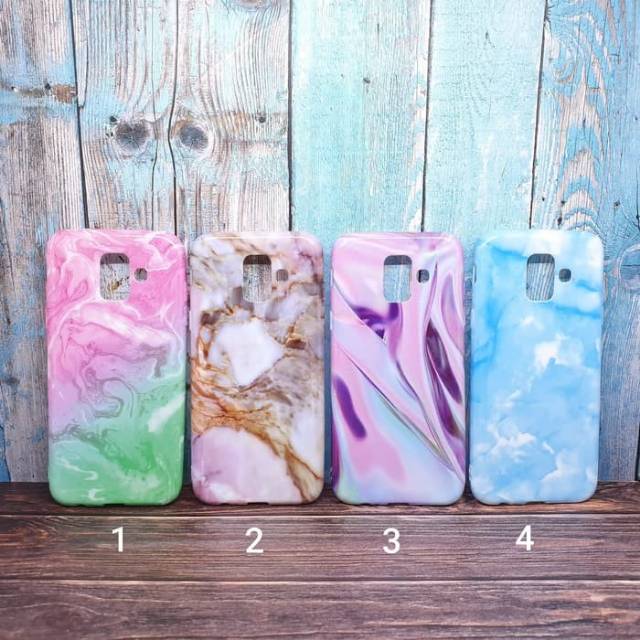 Softcase / Case Marble Full Glossy For Samsung Galaxy A6 2018