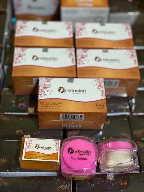 [COD]PAKET SKINCARE CREAM KLINSKIN BEAUTY CARE ORIGINAL ADA HOLOGRAM[PEMBERSIH WAJAH]