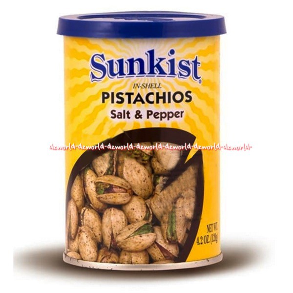 Sunkist Pistachios Salted pepper Kaleng Kacang Pistacios 500gr