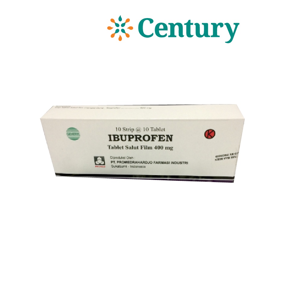 Jual IBUPROFEN 400 MG 1 BLISTER ISI 10 TABLET ANTI NYERI Shopee Indonesia