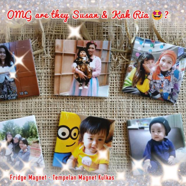 CUSTOM Fridge Magnet - Magnet Kulkas Custom - Magnet Kulkas - Tempelan kulkas magnet kulkas