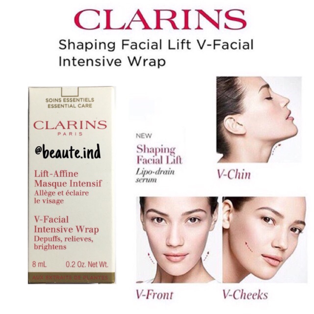 clarins shaping facial lift wrap