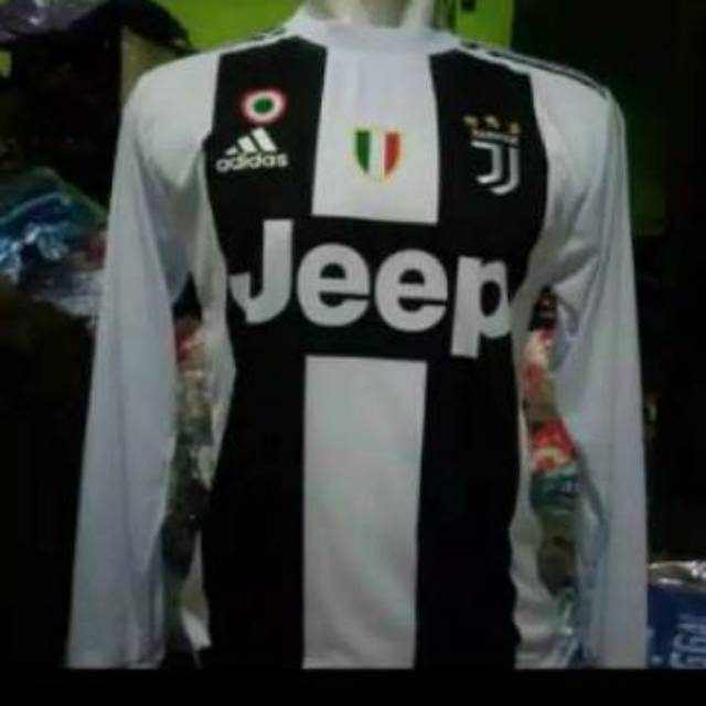 Jersey juventus home tangan panjang 2018