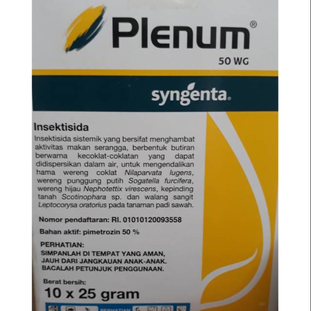 Insektisida plenum 25 grm