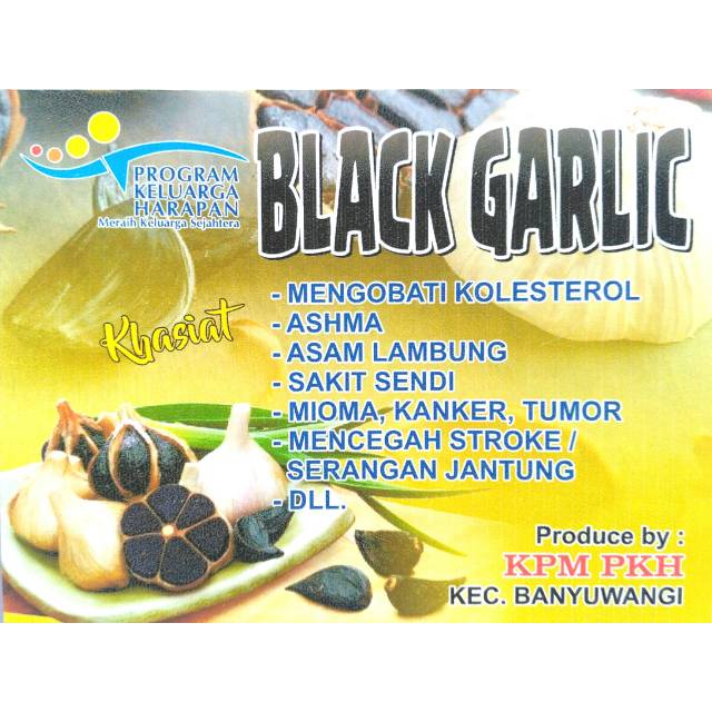 

Black garlic