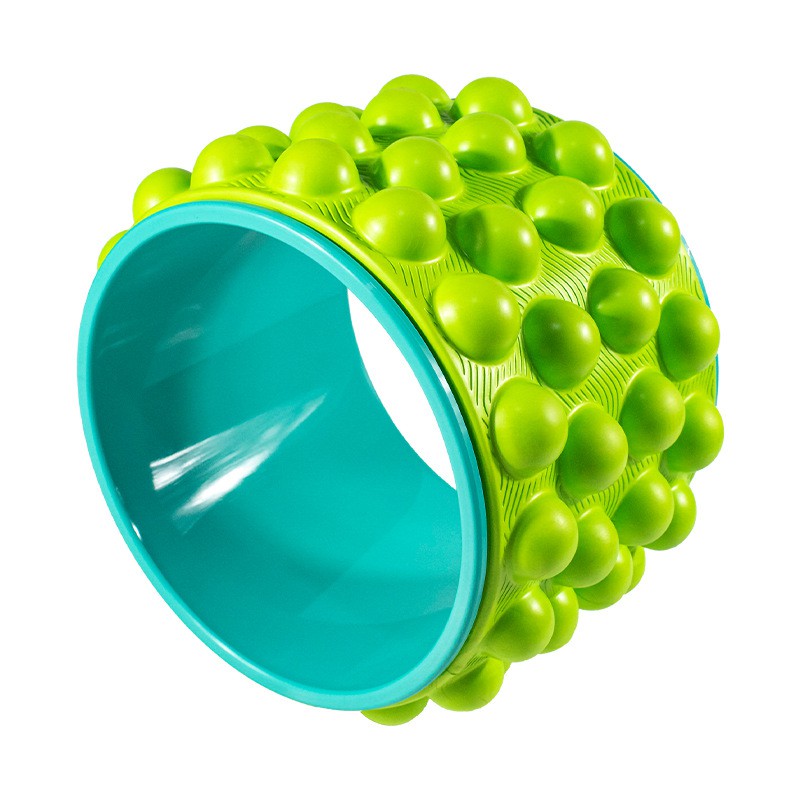 VKTECH Roller Wheel Alat bantu Yoga Gym Magic Ring Exercise - D433 - Green