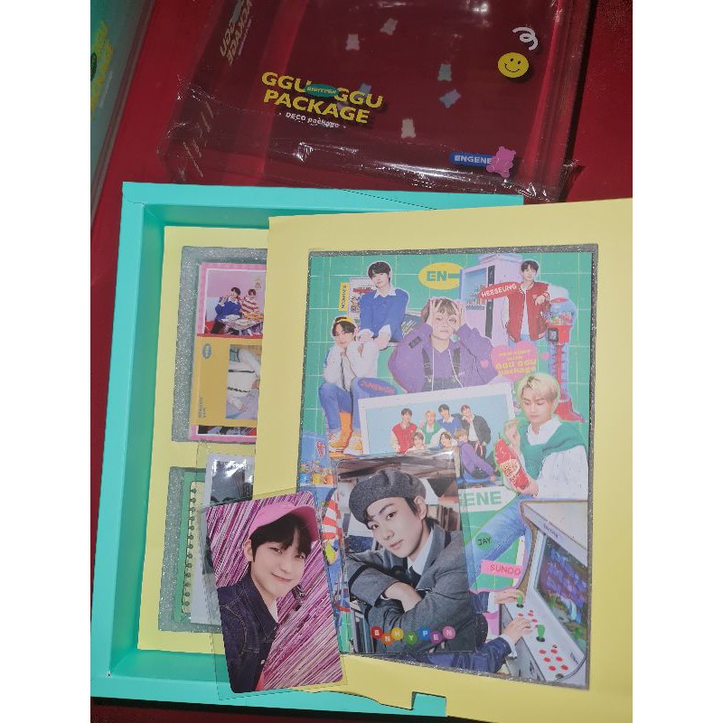 [READY STOCK] ENHYPEN GGU GGU PACKAGE UNSEALED PC SUNOO + WEVERSE GIFT