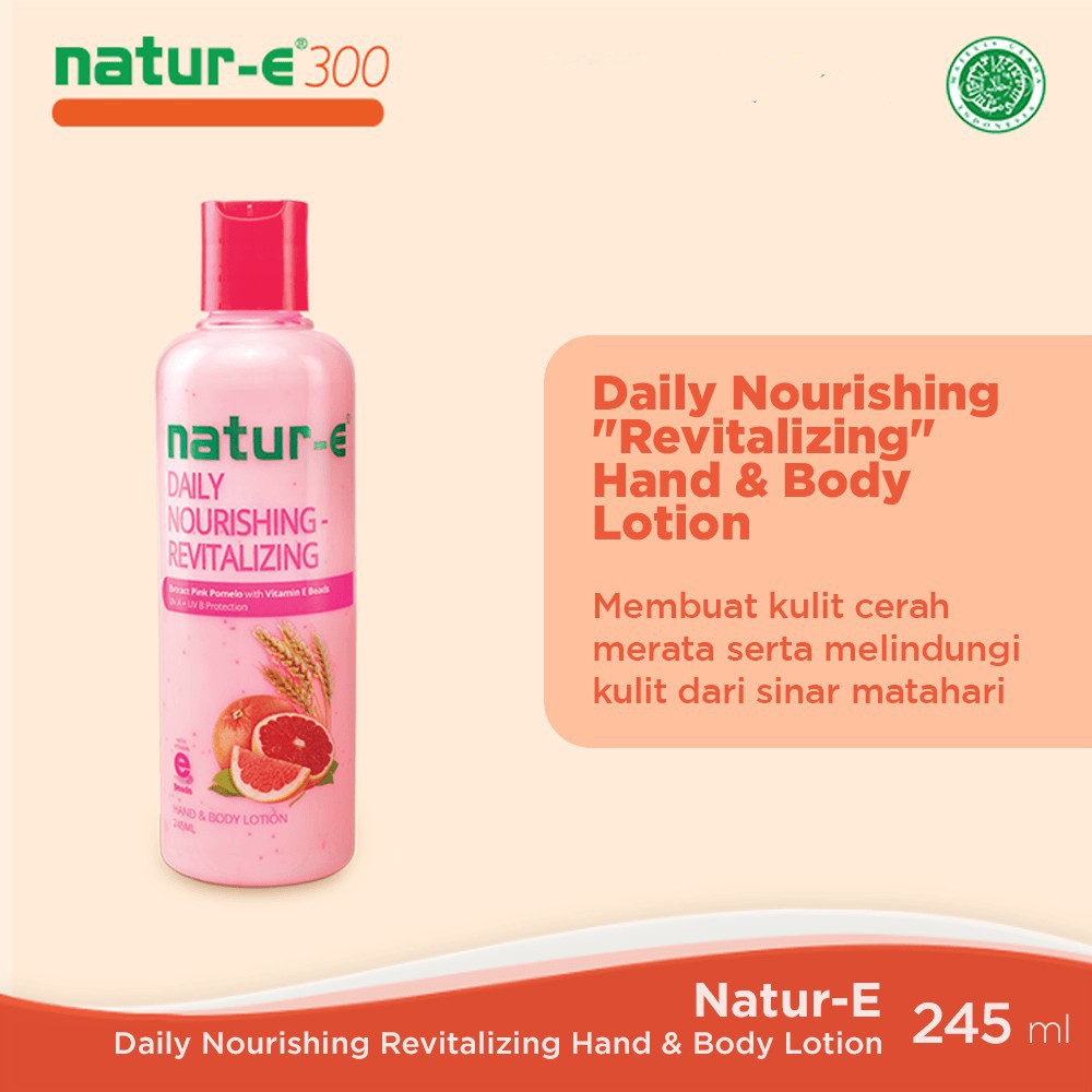 Natur E Hand &amp; Body Lotion Revitalizing (Pink)