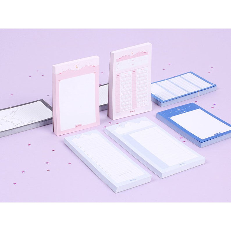 

memo pad Moon motif Bulan