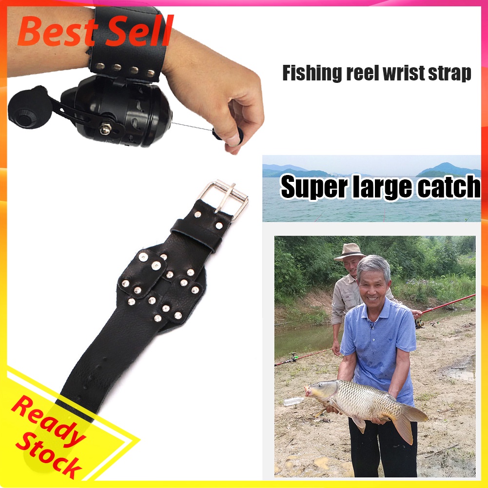 Durable Fishing Reel Wrist Strap Adjustable Fishing Wheel Holder Fixed Belt