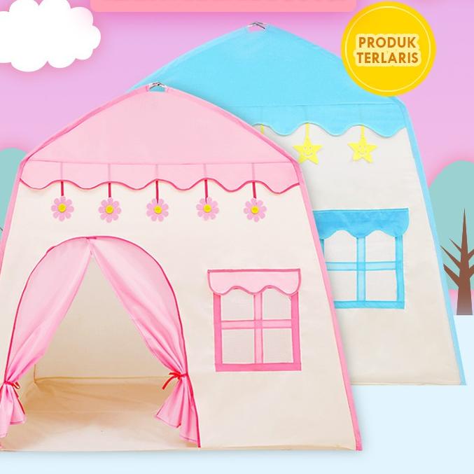 [KODE 0HJMZ] MATOUGUI Tenda Anak Model Rumah Tenda Bermain Princess Castle Outdoor AN8112