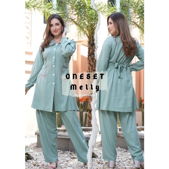 Daster Arab Dlusia MELLY One Set Rayon Premium