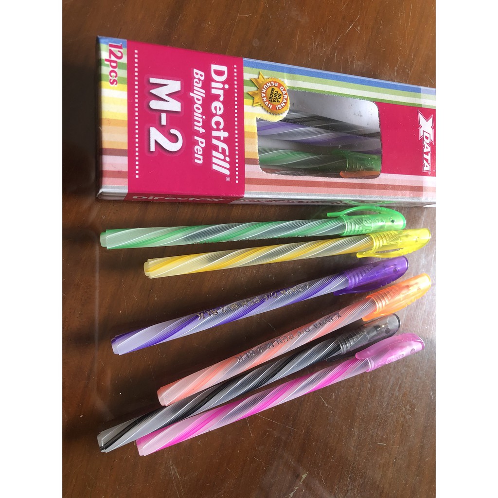 

Ballpoint Pen (Pulpen, Pena) XData M-2 Bolpenku Warna Hitam per PCS