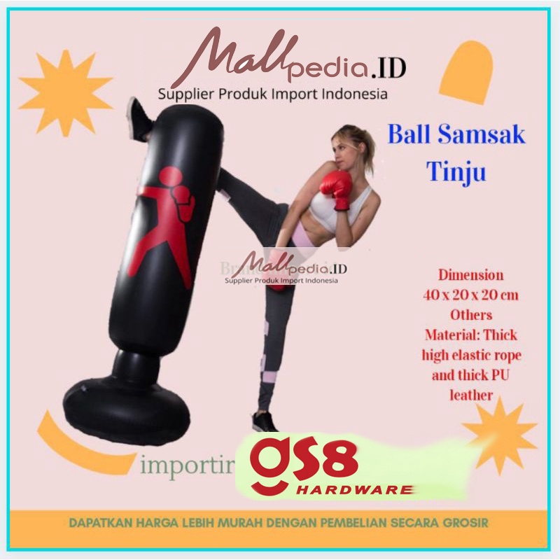 mPro2 100% ori Vertical Punching Bag Tiang Samsak Tinju Boxing Punch Target Inflatable 1.6 Meter Pro