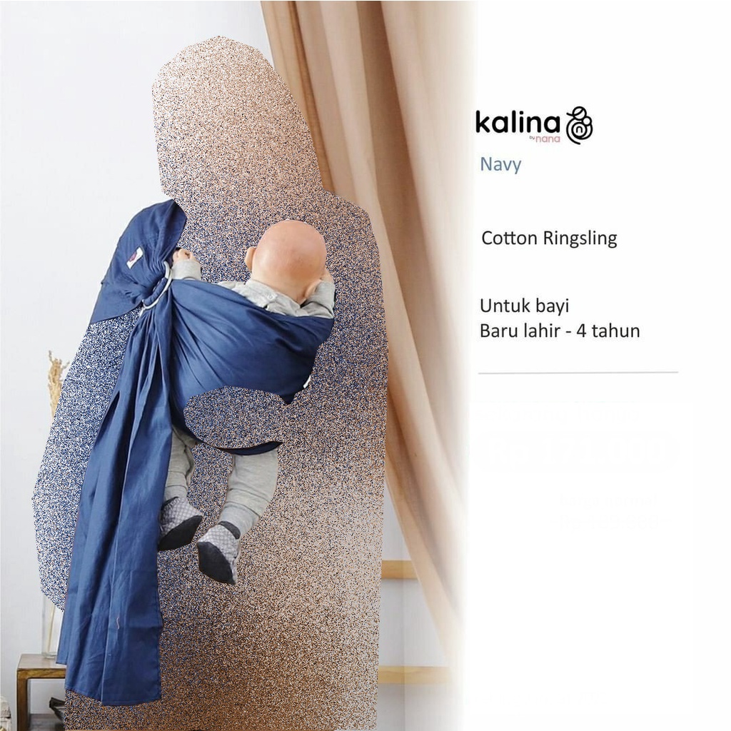 GENDONGAN BAYI M-SHAPE RINGSLING SMOOTH by Nana Babycarrier