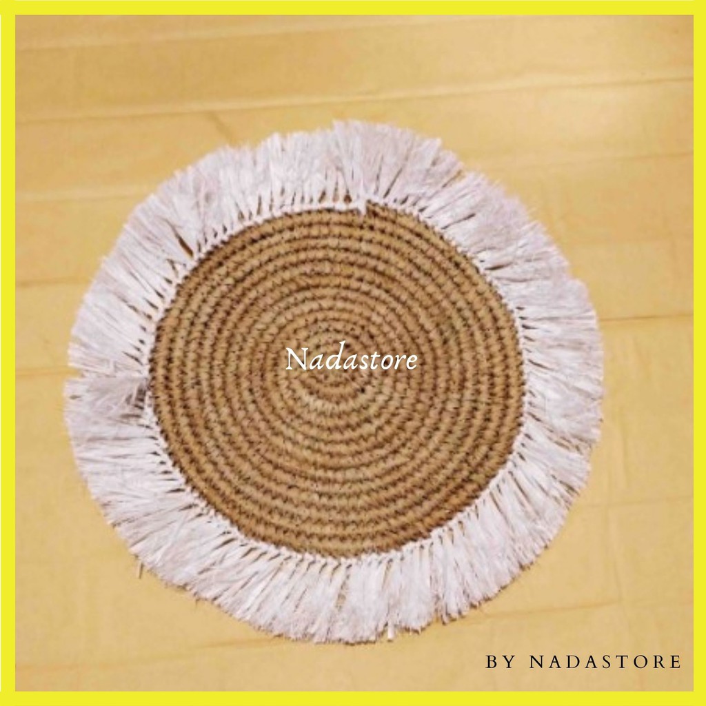 PLACEMATS ENCENG GONDOK RUMBAI / WALL DECOR RUSTIC NATURAL