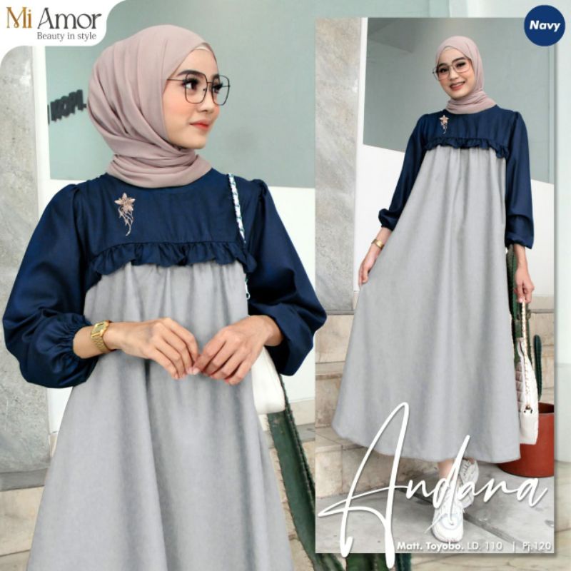 Andara Midi Dress, Toyobo