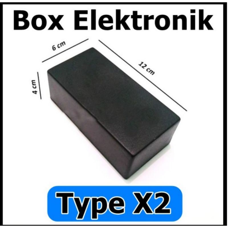 box hitam polos x 2 box plastik multi