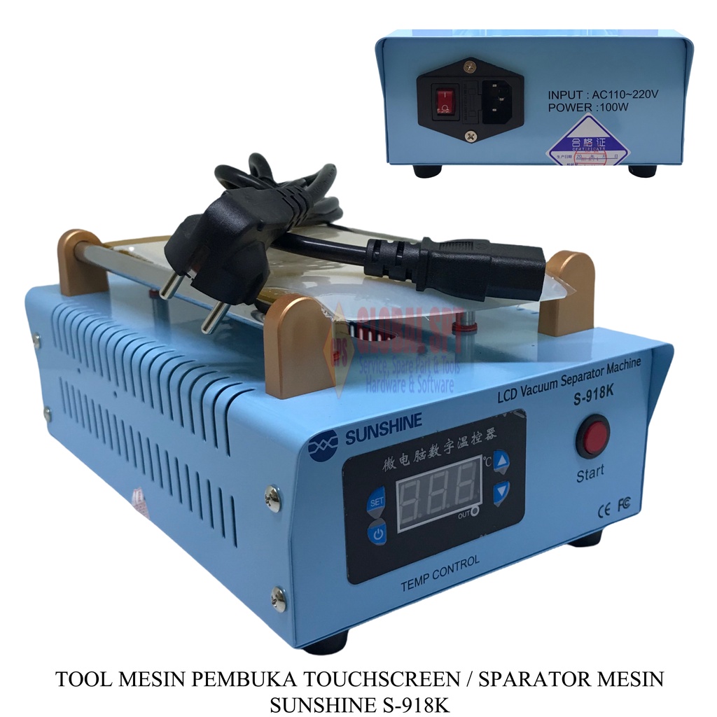 TOOLS / TOOL MESIN PEMBUKA TOUCHSCREEN / SPARATOR MESIN SUNSHINE S-918K