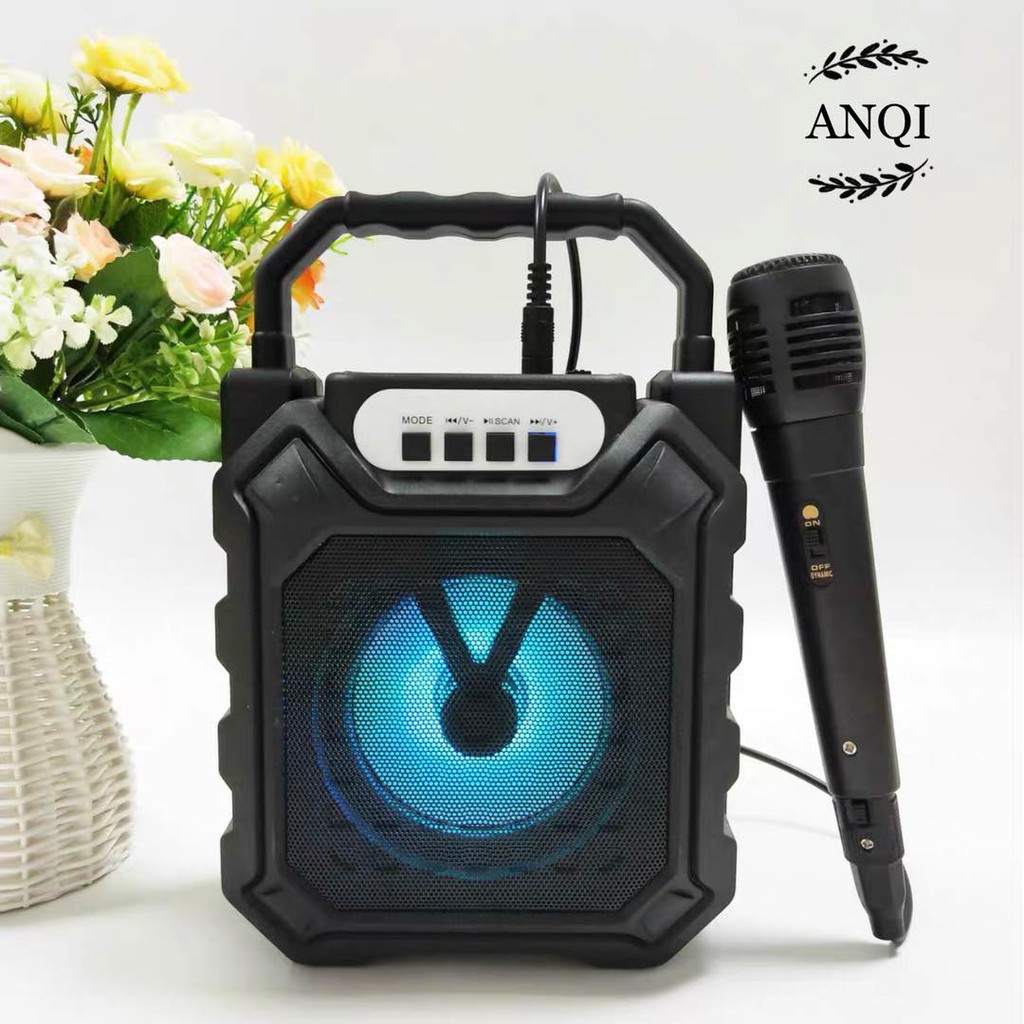 ANQI 1888 speaker bluetooth LED / Portable Bluetooth Speaker