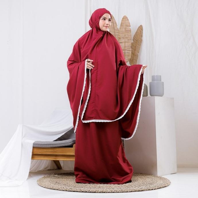 DIONISIA Raveena Mukena Traveling Dewasa Model Pouch Terbaru