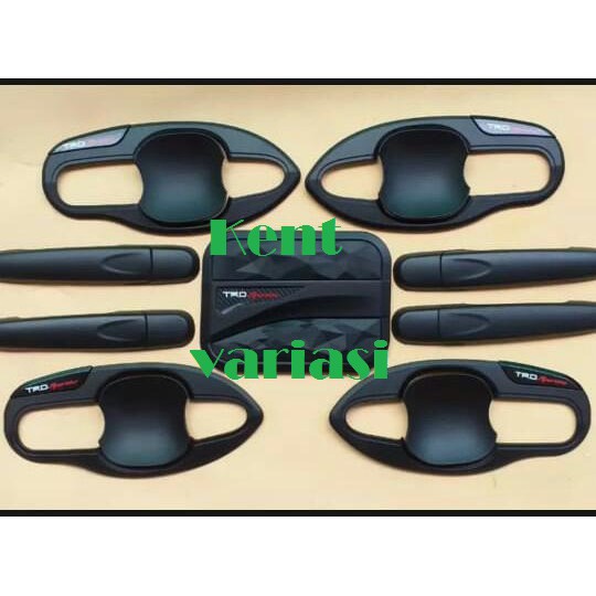 Paket Outer Handle Tank cover Trd Sportivo Hitam Calya Sigra