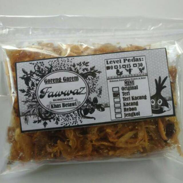 

Goreng Garem [ GORGAR ] khas Bekasi ( Ukuran Mini )